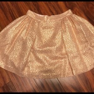Kate Spade rose gold cupcake skirt